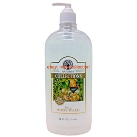 OLIVE NaturisaCollections ( LOT 6 ) N.Collections OLIVE with Pump Body Wash with Natural Plant 24 Oz Ea