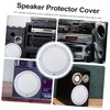 KONTONTY 2pcs Mesh Speaker Cover Audio Speaker Covers Protective Decorative