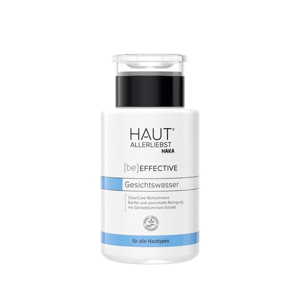 Hautlliebst Facial Toner I 150 ml Pump Bottle I Gentle Cleansing for All Skin Type I Clarifying Mild Facial Cleansing and Care I Cosmetics for Deep Cleansing I Daily Moisturising Care
