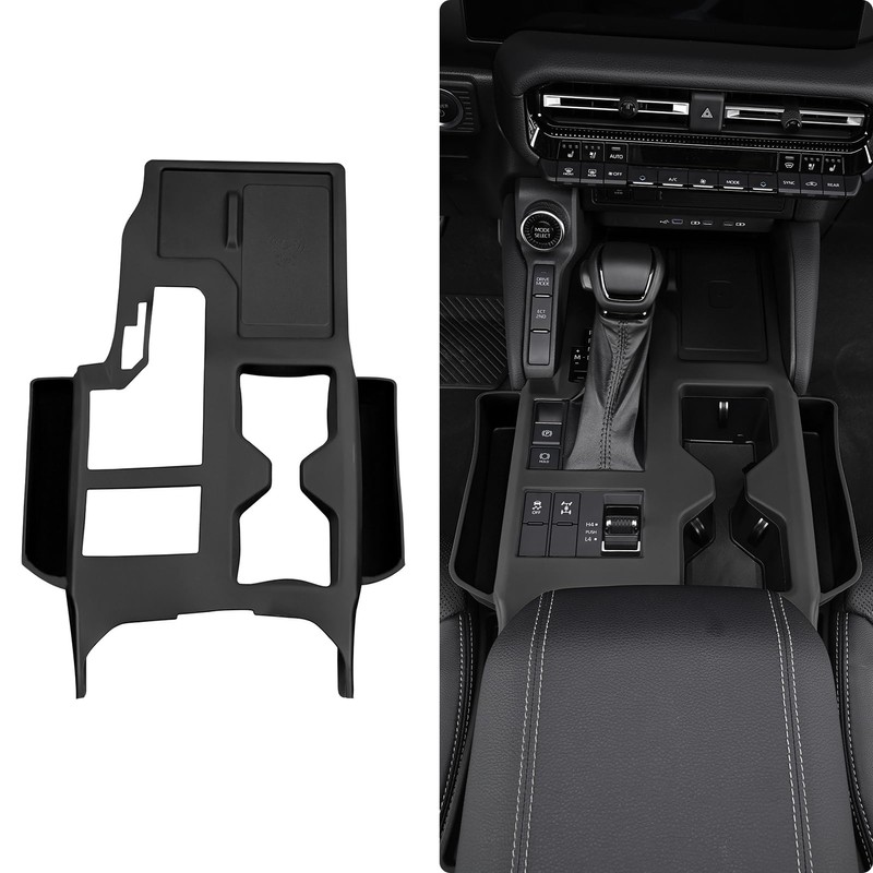 SFWAYA Console Silicone Storage Box for 2024 2025 Toyota Land