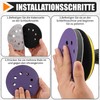 SIFANG Pack of 2 125 mm Sanding Disc Protectors, Sponge