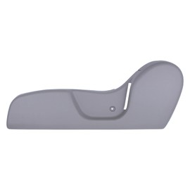 MOTOKU Left Driver Side Plastic Seat Trim Panel Bezel Grey for Toyota Tacoma 2001-2004 with Bucket Seats