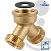 tecuro - 48836 2-Way Splitter Y Splitter Fork Piece for