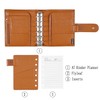 Moterm Pocket Luxe Ring Planner - Genuine Leather Binder Organiser
