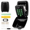 Qudubuy Key Safe Police Approved Wall Mounted Lock Box with