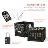 SURPRISA Happy Bday Gift Box - Black with Glitter Foil