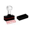 PATIKIL Paid in Full Stamp Self Inking, Red Ink Office