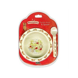 Bunnykins Suction Bowl & Spoon Red Set