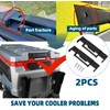 Saioagi 2PCS Cooler Snap-On Hinges Fits for Igloo Trailmate Journey