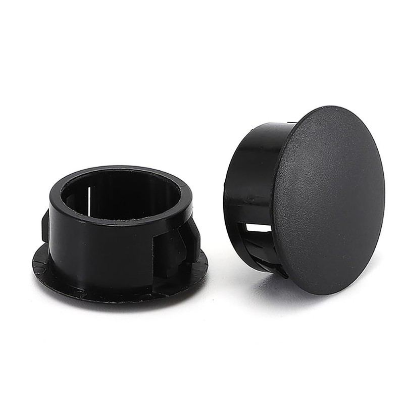 JIHUOO Plastic Hole Plugs - Rubber Door Screw Hole Covers