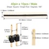 CHANZON Pin Header Female Header Pin Header 40 Pin x