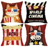 Fjfz World Cinema Movie Decorative Throw Pillow Covers 18 x