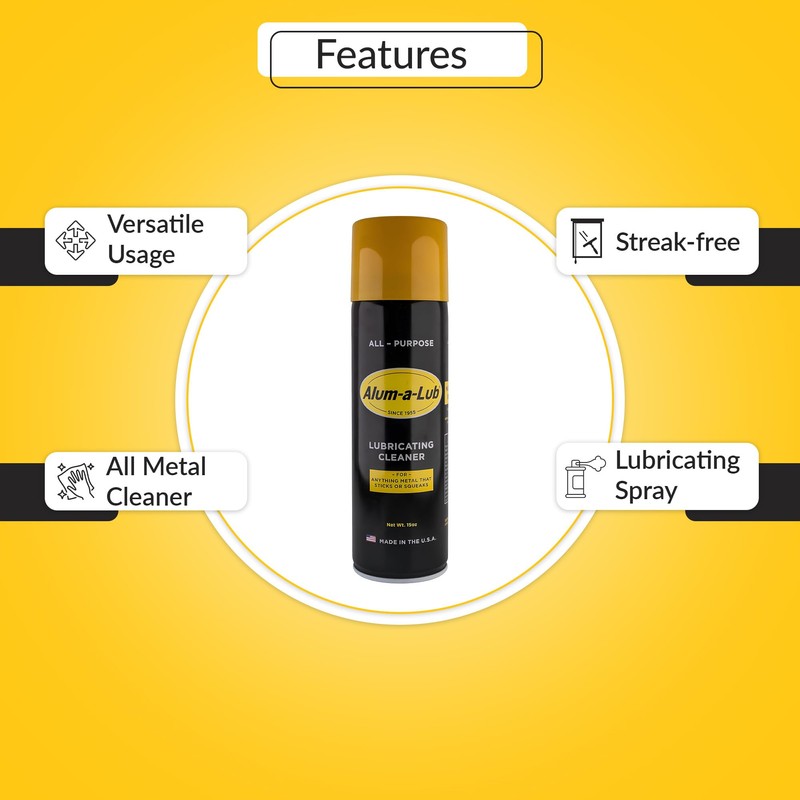 Brixwell Alum-A-Lub All Purpose Lubricating Cleaner for All Metals -