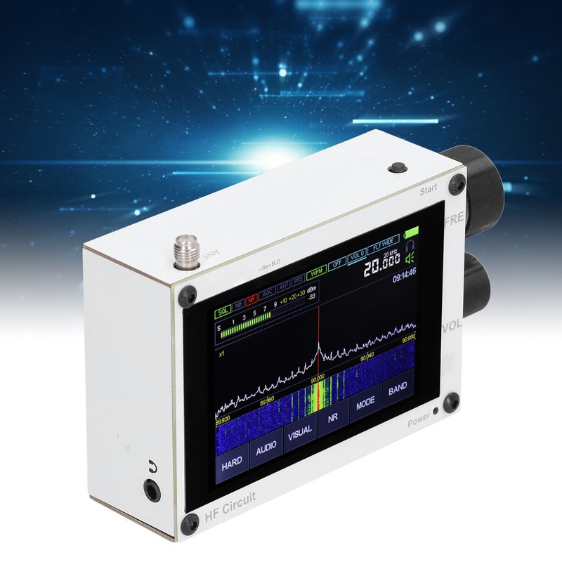 SDR Receiver Touch Screen Wireless Receiver Industrial Accessories 50kHz‑2GHz 3.5in
