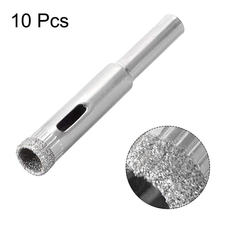 uxcell 8mm Diamond Drill Bits Hole Saws for Glass Tile