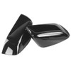 2pcs Rearview Mirror Cover Caps Glossy Black Fit for Land