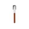 Akinod Cutlery Set 12H34 3-Piece Stainless Steel Coral Wood Spoon