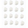 24 Mini Hair Claw Clips Clamps Small Plastic Pins Grips