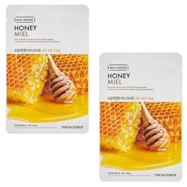 1+1 The Face Shop's Refined Honey Mask Sheet 20g / 1+1 더페이스샵 갈아만든 꿀 마스크시트 20g