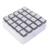 25 Pcs Industrial Push Button Switch Self Locking Push Button
