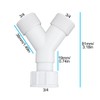 SG Store 2pcs Y Piece Splitter Connector 3/4 Water Pipe