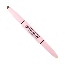KimChi Chic Beauty Effin Sculpt Contour and Highlight Stick Tono Medium - Barra de contorno e iluminador, fórmula cremosa con mantequilla de semillas de mango, vitamina E y aceite de almendras dulces