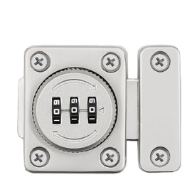 Ruiqas Password Lock for Cabinet Doors Keyless Cabinet Lock Zinc Alloy Combination Lock for Cabinet Cupboard Drawer