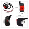 Switch De 3 Pasos C Cable Para Faros Auxiliares