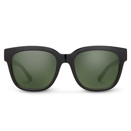 Suncloud Affect - anteojos de Sol polarizadas, Negro/Gris polarizado, Verde, Talla única