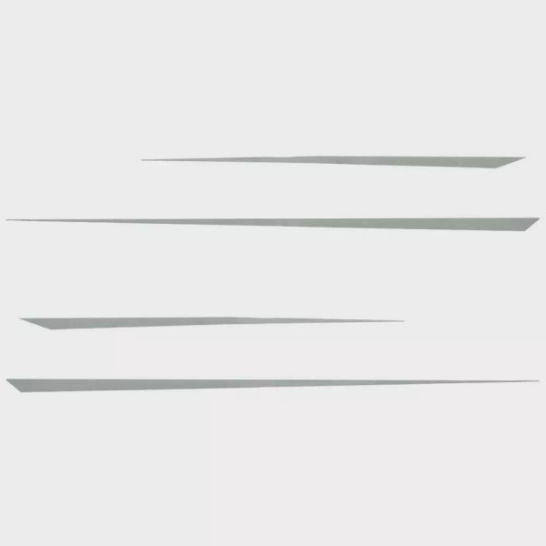 Chaparral Boat Deck Decals 14.02620 | Alloy Gray Stickers (4