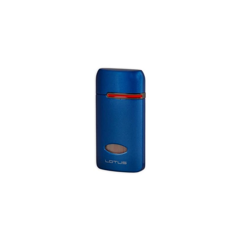 Lotus Lighter L76 Matrix Triple Jet Lighter w/Cigar Punch (Blue)