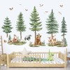 wondever wondever Mountain Tree Wall Stickers Decor for Kids Room