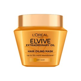 L'Oréal Paris Elvive Extraordinary Oil Hair Oiling Mask, With 12% Nourishing Complex, For Very Dry Hair, Adds up to 10x More Nourishment & Hydrates Lengths, 300ml