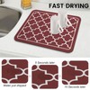 WISELIFE Dish Drying Mat Super Absorbent Drying Mat Large Dish