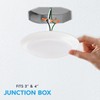 LUXRITE 6 Inch LED Disk Lights, Dimmable Flush Mount Ceiling