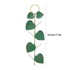 Birds Feeder Hanging Metal Green Leaf Shape Hummingbirds Feeder for