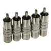 E-outstanding 5PCS RCA Male to F-Type Female Coax Coaxial Cable