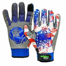 Fish Monkey FM22-AMER-2XL Free Style Custom Fit Glove Americana 2XL