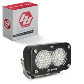 Baja Designs S2 Pro Black LED Light Pod (Work/Scene; Clear)