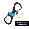 Nighteyes MSBL-03-R7 360° Magnetic Slide Lock Carabiner, Blue