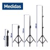 Bluelander Tripie Universal Camara Y Aro De Luz Extendible De