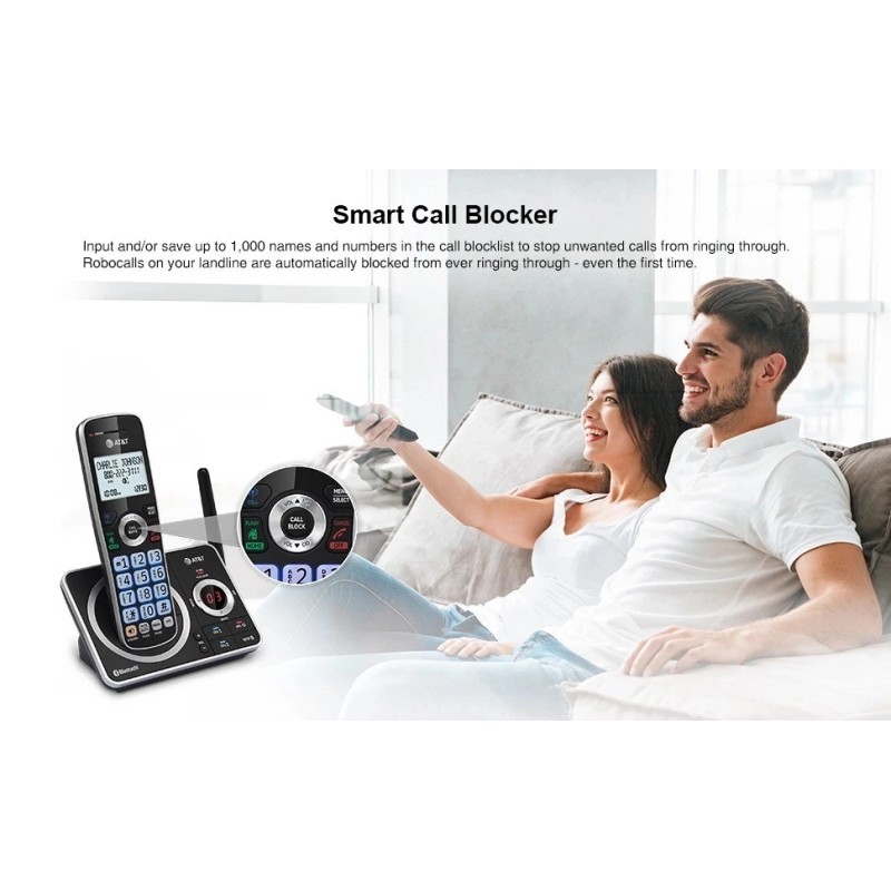 AT&T DLP72362 3-Handset Cordless Phone Answering System with Smart Call