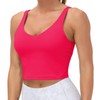 Women’s Longline Sports Bra Wirefree Padded Medium Support Yoga Bras