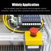 Lotbun 110V ~ 400V Emergency Stop Switch, Waterproof Index IP65,
