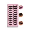 Cat Eye & Russian Mink Lashes| D Curl Fluffy Eyelashes|
