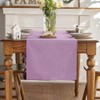 Artoid Mode Pink Washable Table Runner, Seasonal Holiday Kitchen Dining