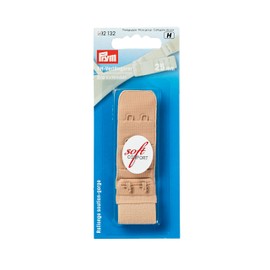 Prym Bra Extender Hooks, Cotton, Flesh, 4.5 x 2 x 0.2 cm