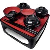 Lacquer Pludacter Butsuzen 6.0 inch (6.0 mm), Black / Vermilion,