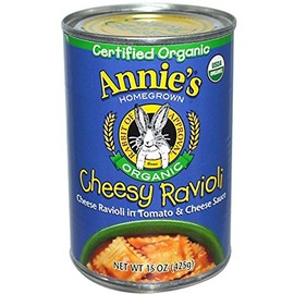 Annie's Organic Cheesy Ravioli in Tomato & Cheese Sauce - 15 oz. (Pack of 2)