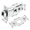PATIKIL Pocket Door Lock with Keys, Invisible Recessed Handle Latch,